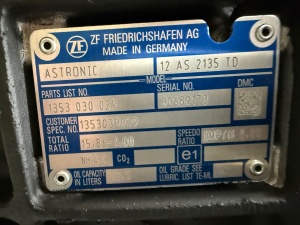 КПП ZF 12AS 2135 TD Astronic автомат без интардера с КОМ (6091015028) КамАЗ 65206 и др / ZF 1353.030.029 